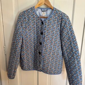 New with out tags crew quilted coat